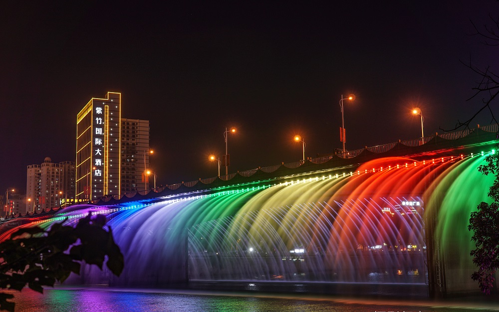 广西百色市夜景图片